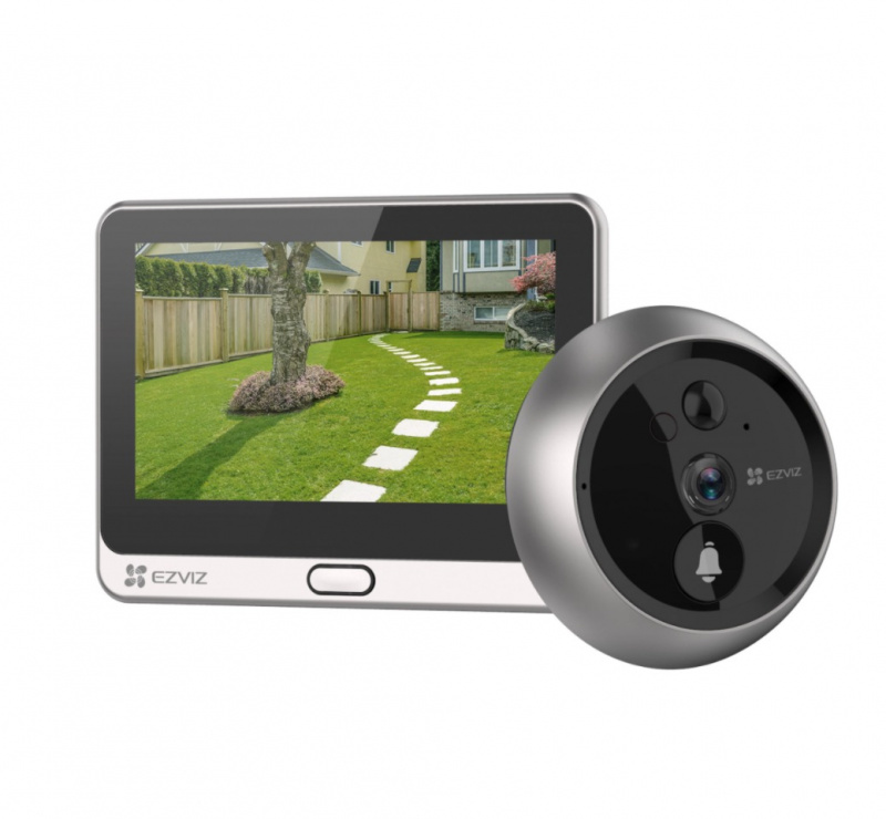 EZVIZ螢石 DP2C升級版 1080p全無線智能貓眼攝像頭+門鈴