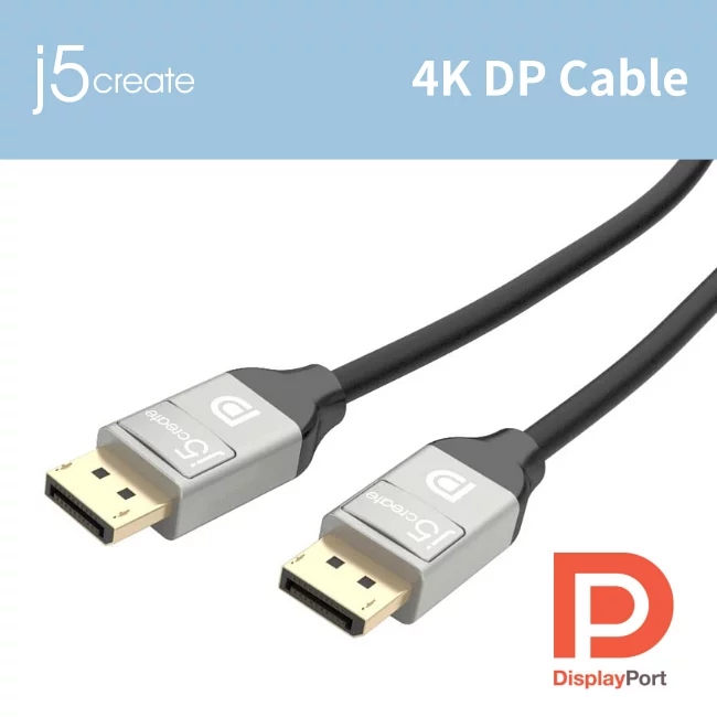 J5create 4K DisplayPort Cable JDC42 (1.8M)