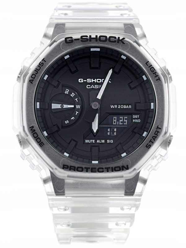 CASIO G-Shock TRANSPARENT PACK系列 雙重顯示手錶