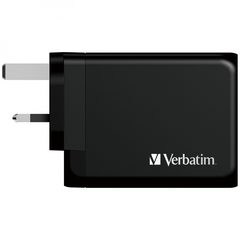 Verbatim 4端口 200W PD 3.0 & QC 3.0 GaN充電器 (英規插頭)  66703