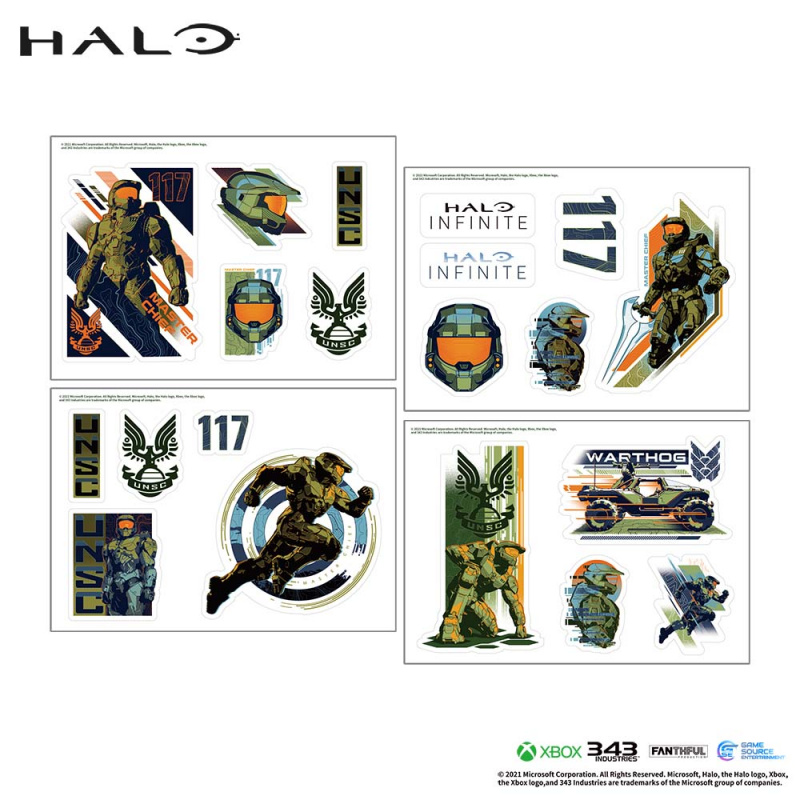 [預購] Halo Infinite 貼紙組 (最後一戰)