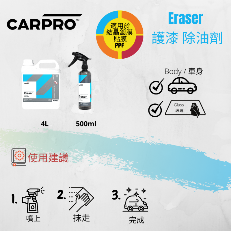 CarPro Eraser 車身除油劑 4L Carcare Shop