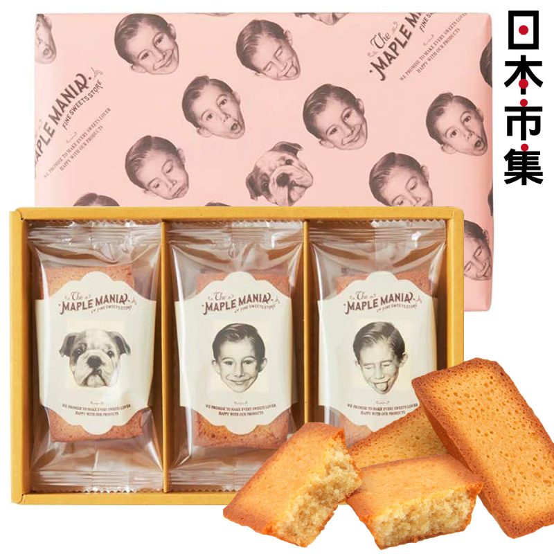 日本Maple Mania 楓糖金磚 經典招牌蛋糕禮盒 (1盒6件)【市集世界 - 日本市集】