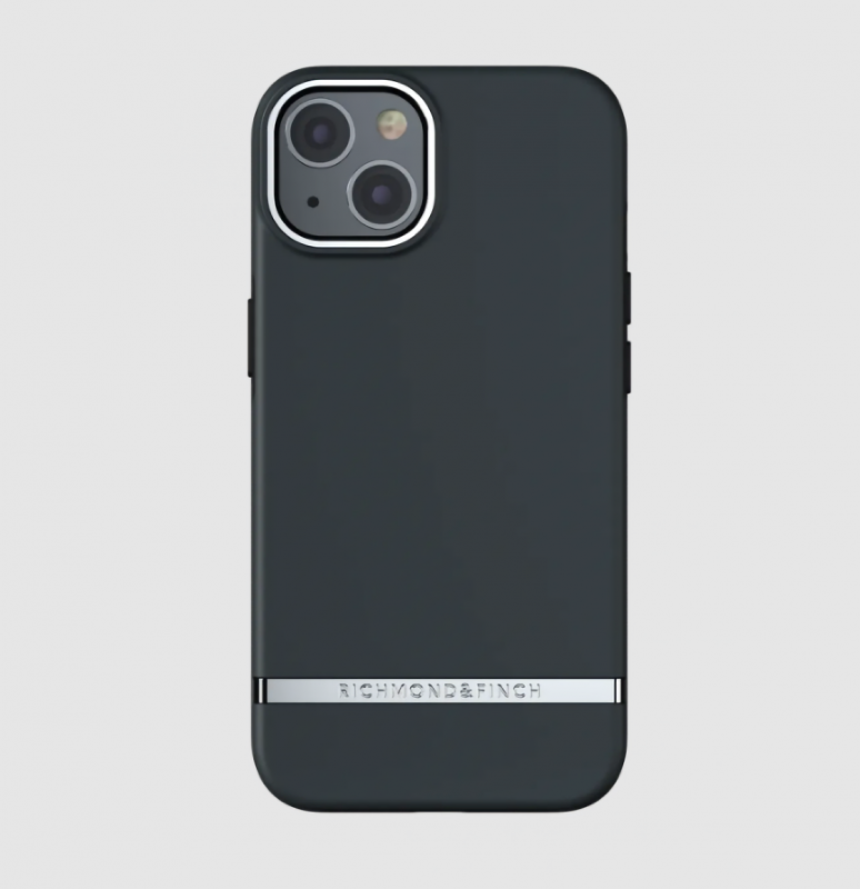 Richmond & Finch iPhone 13 Case黑如墨染 BLACK OUT - SILVER DETAILS (47030)
