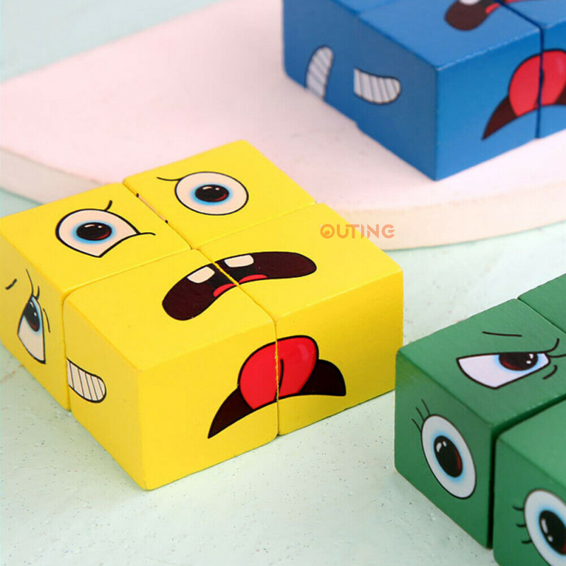 拼面積木玩具 互動智力遊戲 提升專注力訓練 ADHD ADD SEN 兒童而設