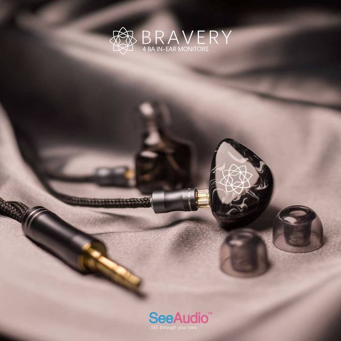 See Audio Bravery勇氣 四動鐵單元入耳式耳機 普通版及周年限量版