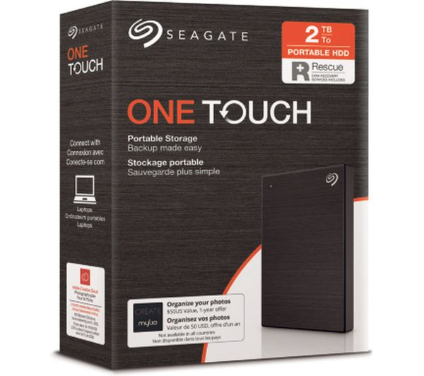 Seagate One Touch Hard Disk [密碼版]外接式硬碟機 [黑色]