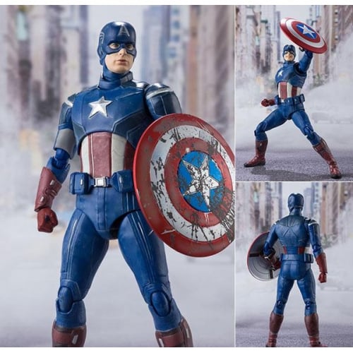 Bandai S.H.Figuarts《復仇者聯盟》美國隊長 Captain America《AVENGERS ASSEMBLE》EDITION [日版]