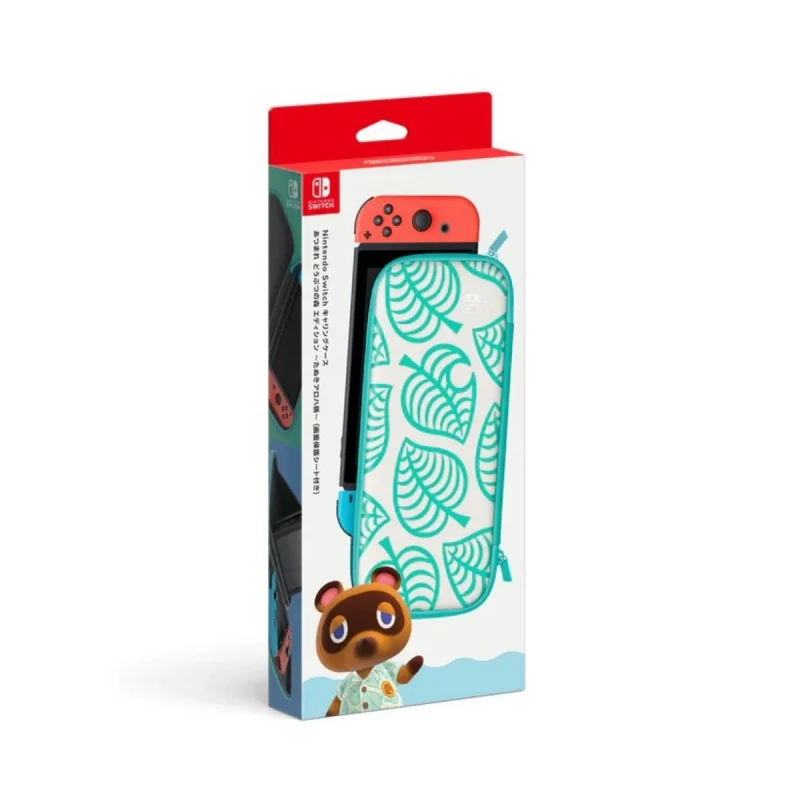 Nintendo Switch 便攜包 - 集合啦！動物森友會版本 (附螢幕保護貼)