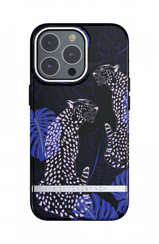 Richmond & finch iPhone 13 Pro Case寶藍花豹 - BLUE CHEETAH (47010)