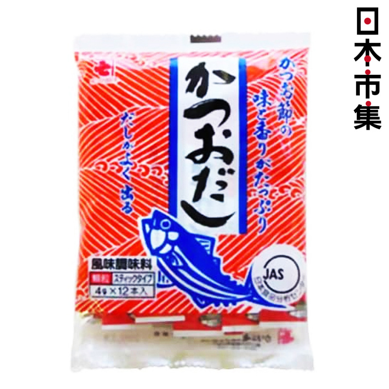 日本 かね七 輕便裝 鰹魚昆布香菇 高湯調味粉 (12包)【市集世界 - 日本市集】