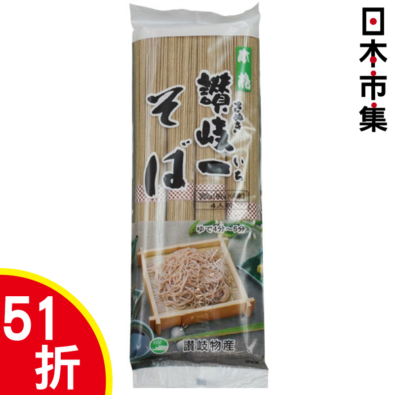 日本 讚岐物產 讚岐一 蕎麥麵  365g【市集世界 - 日本市集】