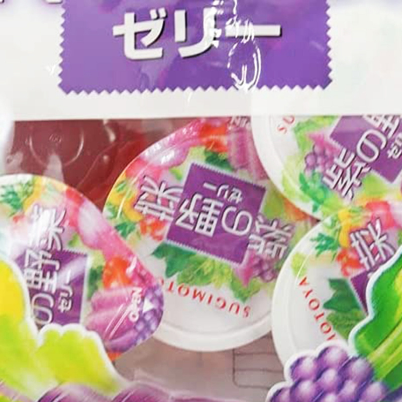 日版 杉本屋 Kagome 紫の野菜 葡萄味 果凍啫喱 6個 (2件裝)【市集世界 - 日本市集】