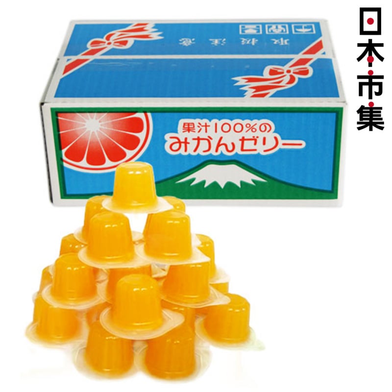日版As Foods 100%原汁轉化 和歌山蜜柑橙味 果凍啫喱禮盒 23個【市集世界 - 日本市集】