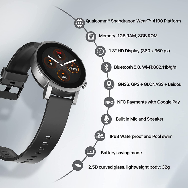 Mobvoi Ticwatch E3 Smartwatch 智能手錶