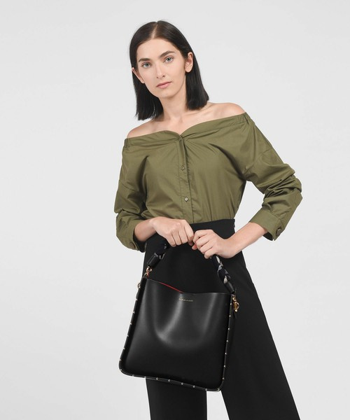 Charles & Keith scarf wrapped handle bag 女士手袋 [3色]