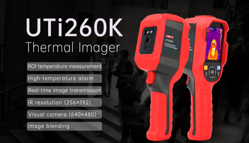 UNI-T UTi260K 紅外線熱像儀 高精度測溫熱成像儀 (可輸出PC實時顯示圖像)