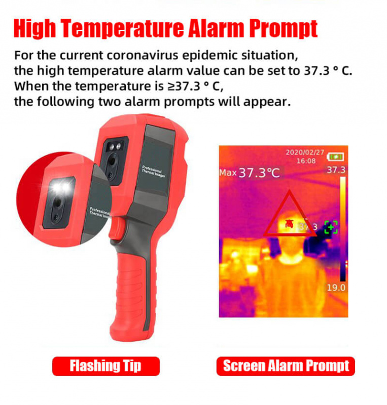 UNI-T UTi260K 紅外線熱像儀 高精度測溫熱成像儀 (可輸出PC實時顯示圖像)