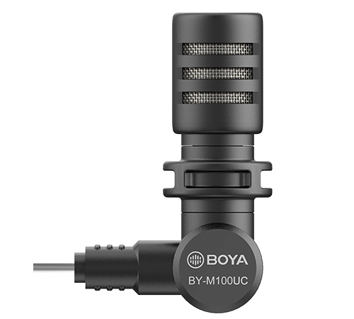 BOYA Mininature Condenser Microphone BY-M100UC