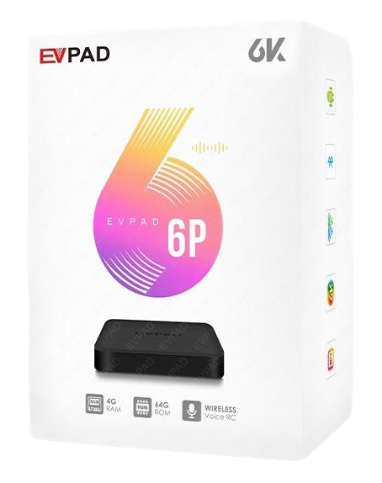 EVPAD 6P 智能語音電視盒 [4+64GB]