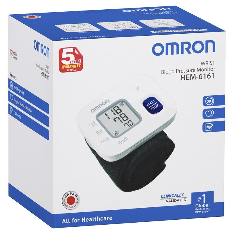Omron 手腕式血壓計 [HEM-6161]