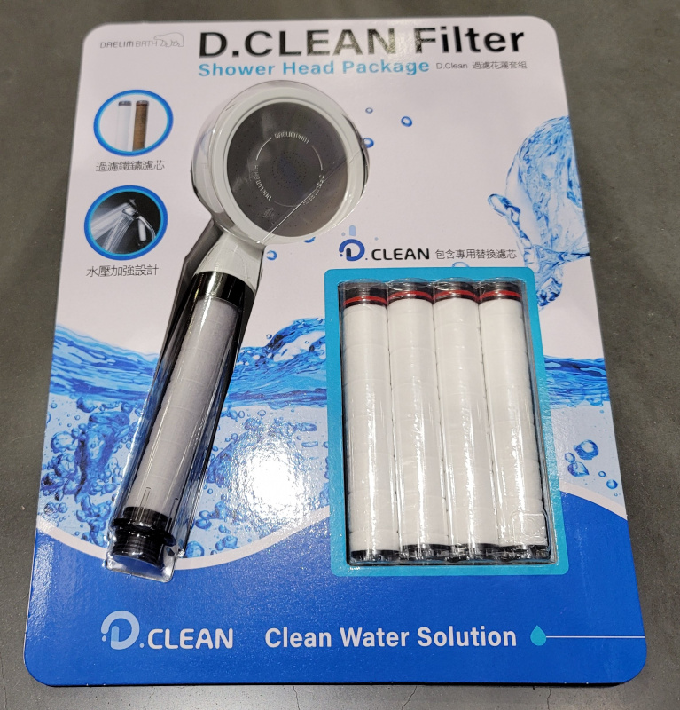 D.Clean Filter過濾花灑套組含濾心 (韓國製造)