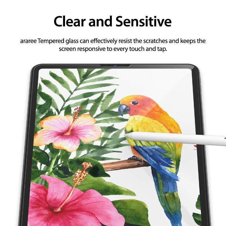 Araree – iPad mini 6th 抗刮強化玻璃螢幕保護貼