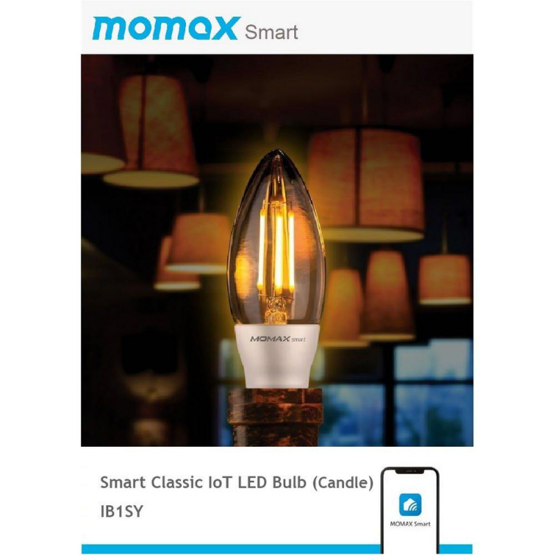 momax Smart Classic IoT LED Bulb (Candle) IB1SY