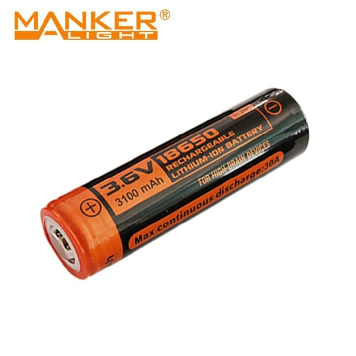 Manker IMR18650 3100mAh 電池