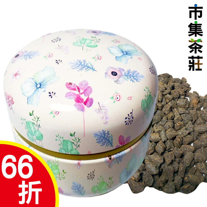 中華茶藝 頂級棗香 勐海茶化石 鐵罐小禮盒 50g【市集世界 – 市集茶莊】