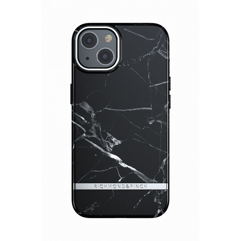 Richmond & Finch  iPhone 13 Case銀黑理石 BLACK MARBLE - SILVER DETAILS (47033)