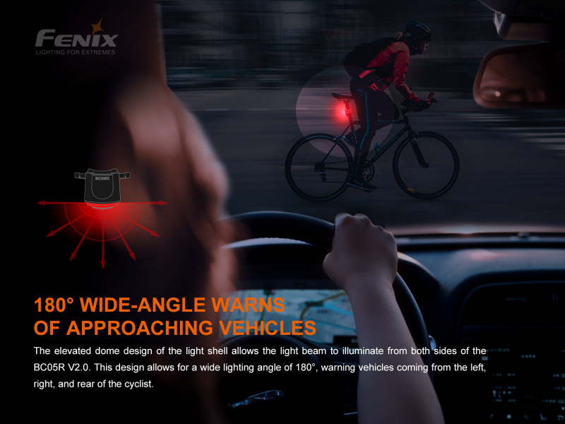 Fenix BC05R v2.0 Type-C 充電 單車 紅燈 尾燈