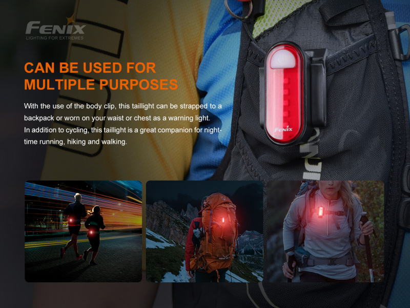 Fenix BC05R v2.0 Type-C 充電 單車 紅燈 尾燈