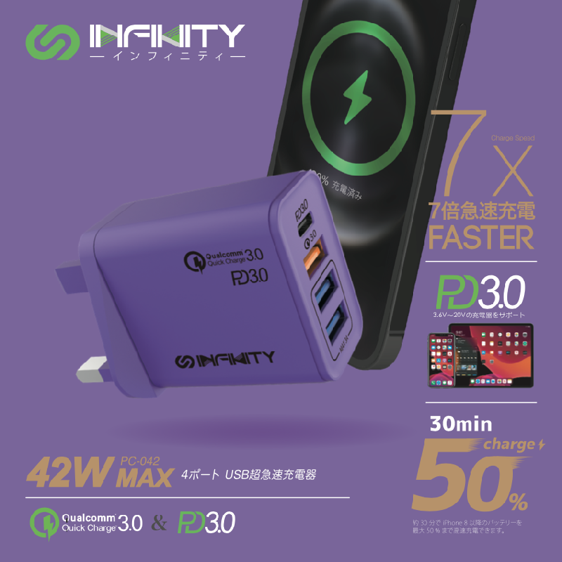 Infinity 42W Wall Charger PC42