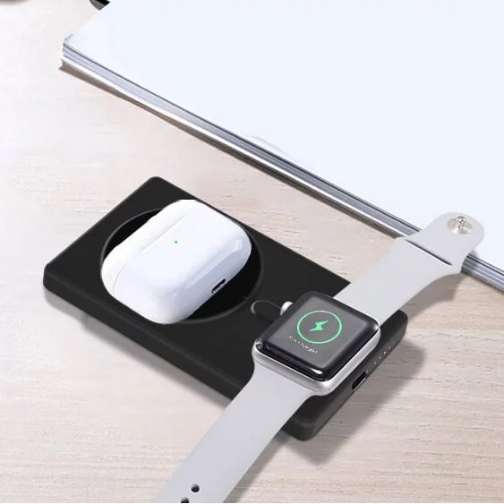 XPower 3合1 磁吸無線充+Apple Watch外置充電器 N66