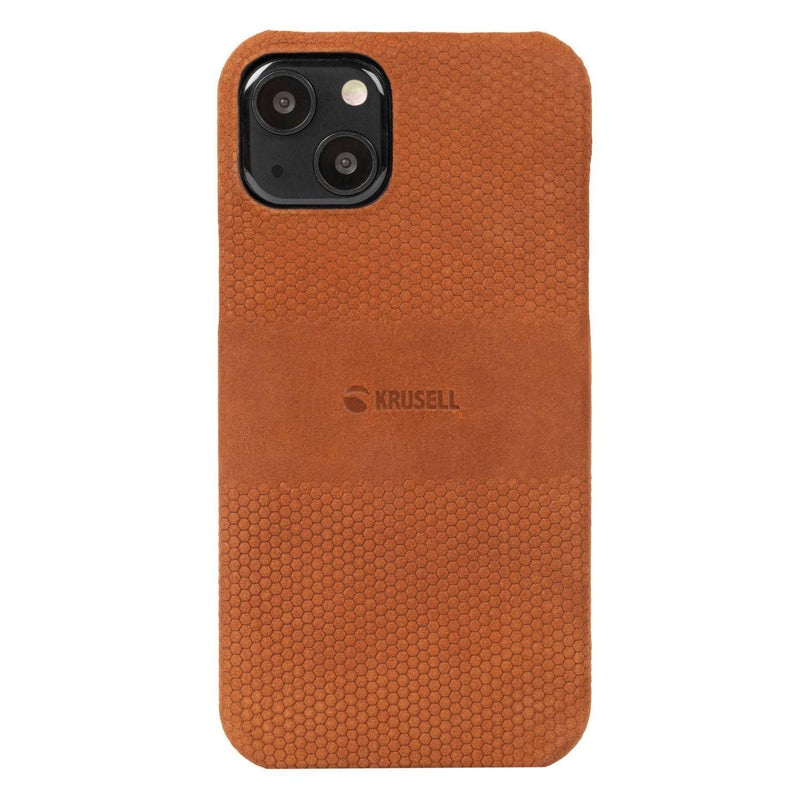 Krusell Leather Cover真皮皮套 Apple iPhone 13 - 干邑 Cognac (KSE-62404)