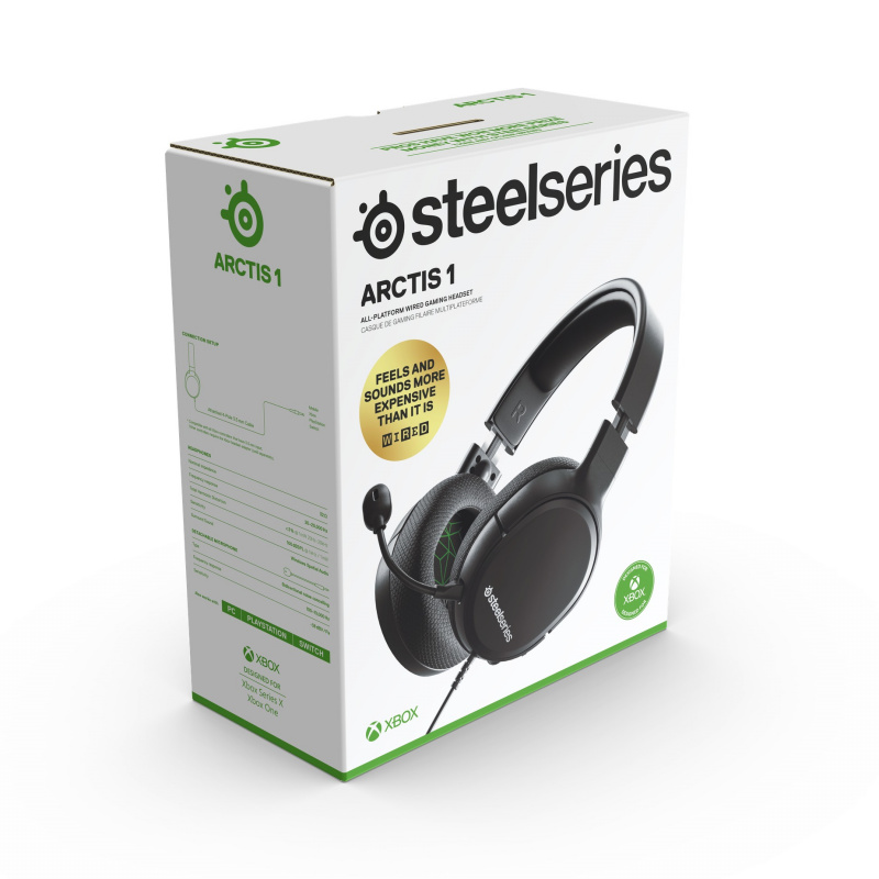 Steelseries Arctis 1 Wireless XBOX無線頭戴式電競耳機 (Type-C 無線/有線)