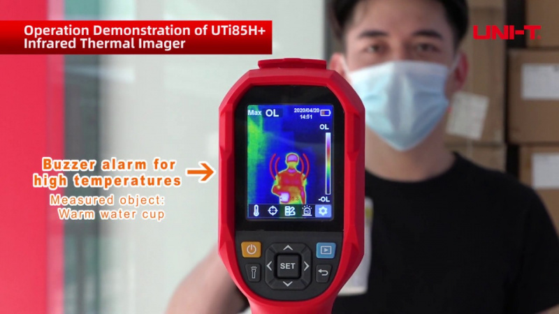 Uni-T UTi85H+ 紅外線熱成像儀 溫槍 探熱針 溫度計