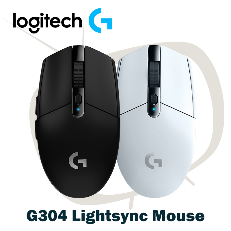 Logitech - G304 LIGHTSPEED 無線電競遊戲滑鼠