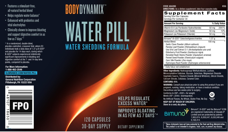 GNC BodyDynamix™ Water Pill 消腩去水腫瘦腿丸[120粒]