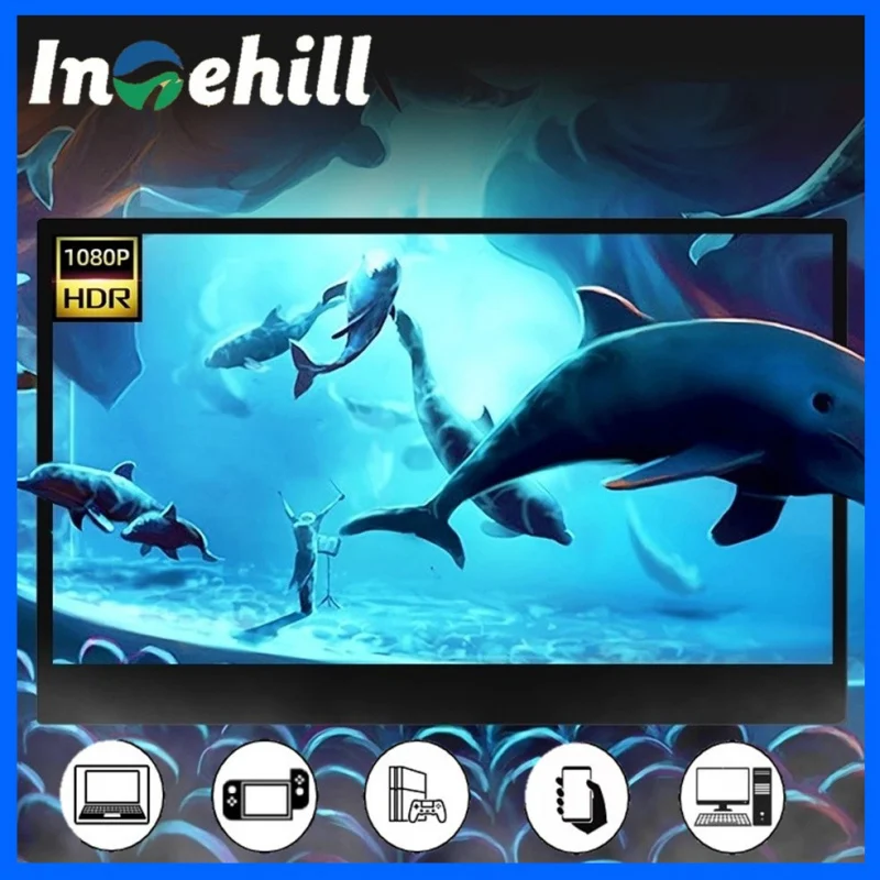 Intehill 15.6" QLED輕觸控便攜式顯示器 H156PQT