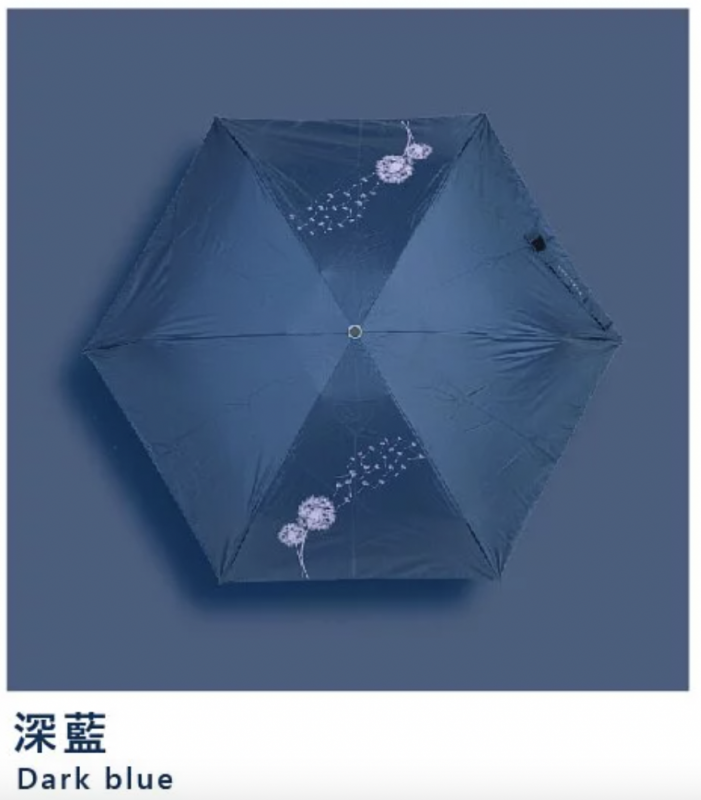 台灣F-SEASONS防曬降溫迷你口袋傘（蒲公英）