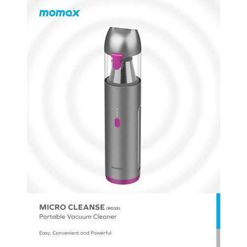 Momax Micro Cleanse 便携式迷你吸塵器 RO3