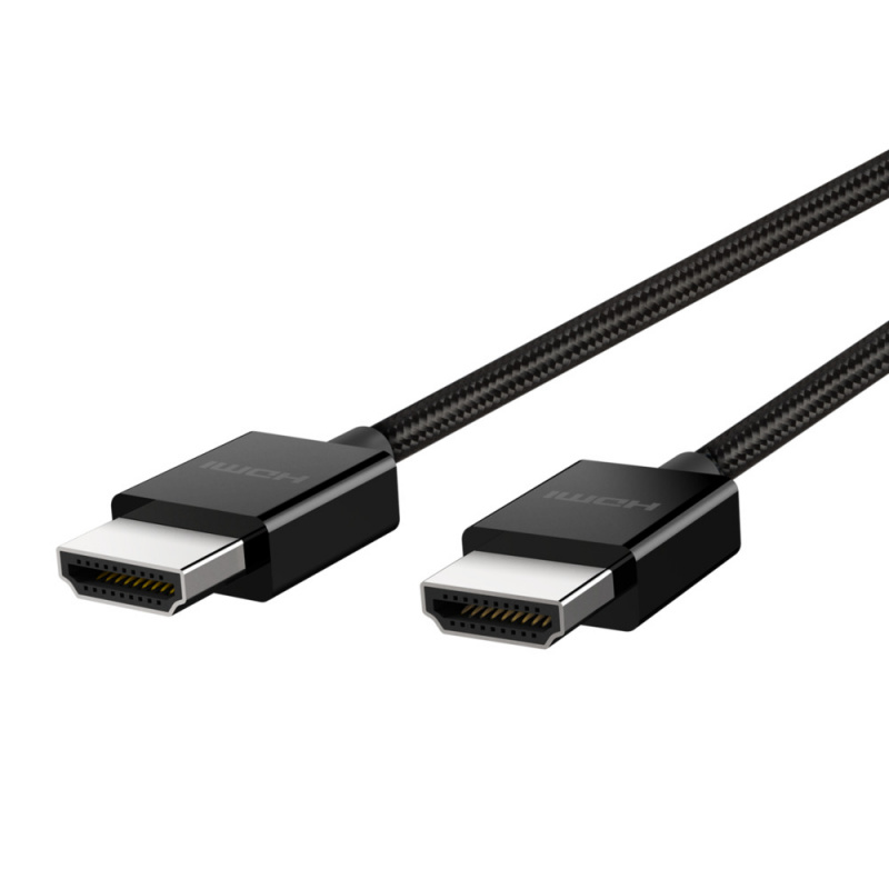 belkin 4K 超高速 HDMI 2.1 編織線纜  (支援Sony PlayStation 5（PS5）與 Microsoft Xbox Series X)