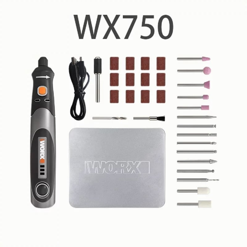 WORX WX750 4V USB-C充電 小型電磨筆