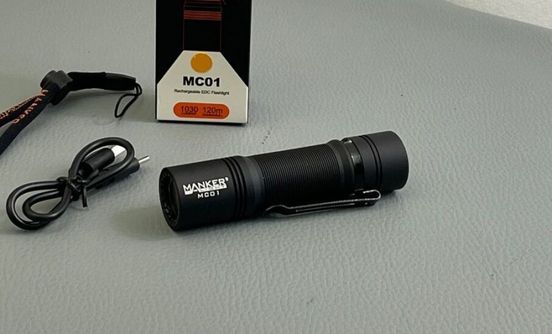 Manker MC01 1030lm Samsung LH351D Type-C 充電 電筒