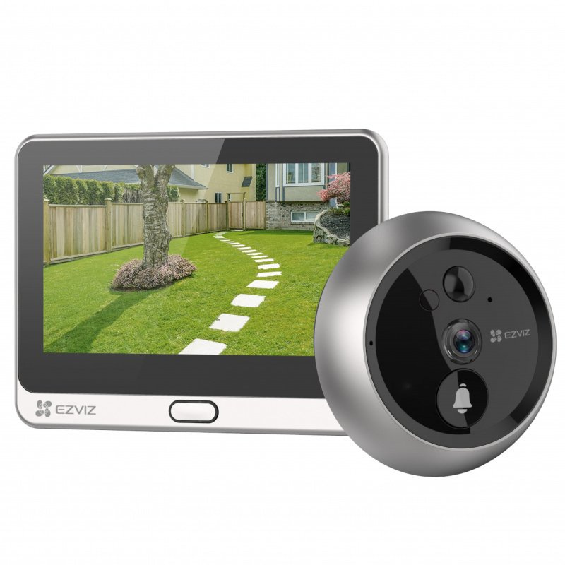 Ezviz DP2C  1080p全無線智能貓眼攝像頭+門鈴 (升級版)