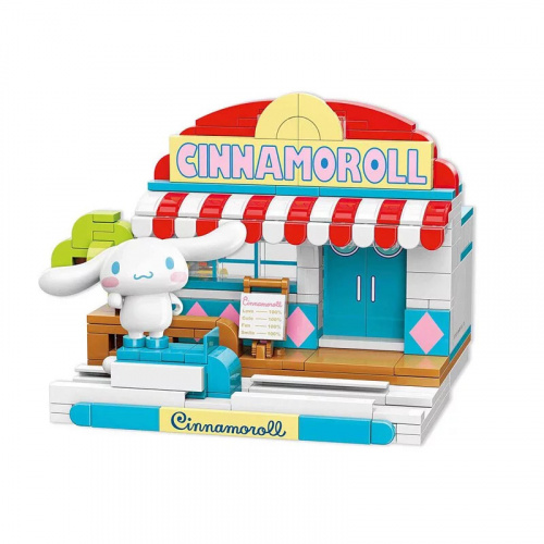 Qman - Keeppley 玉桂狗Cinnamoroll夏日椰子冰甜品店造型積木造型積木