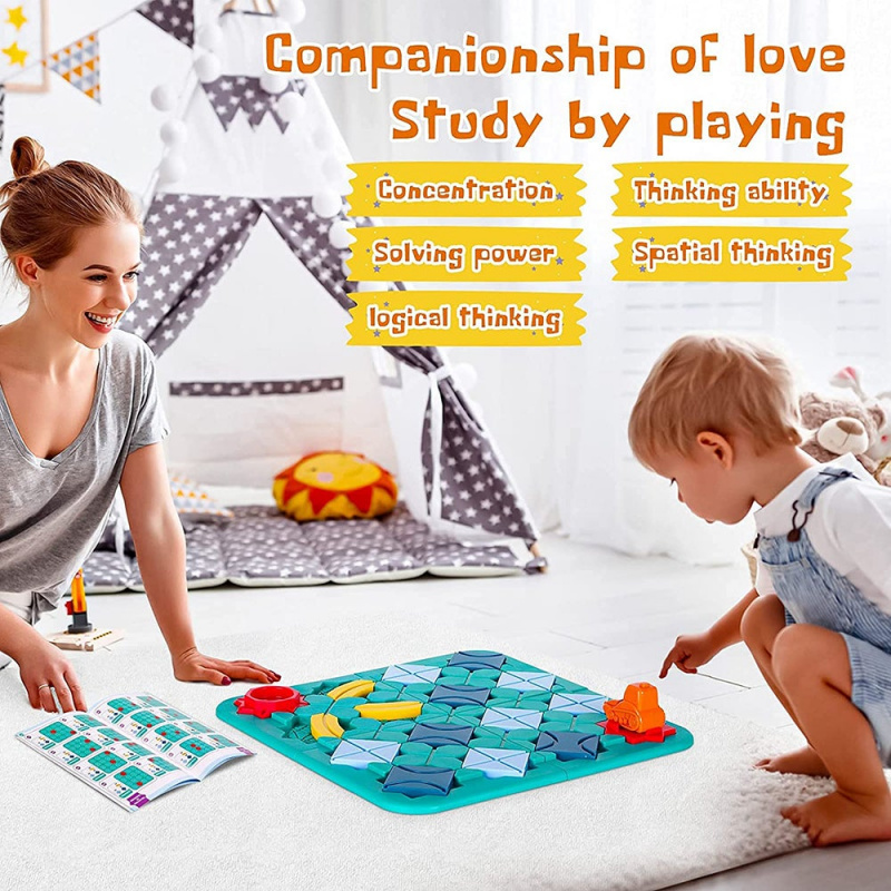 全球熱賣 兒童STEM科學教育--Logical Road Builder邏輯築路益智玩具桌遊套裝