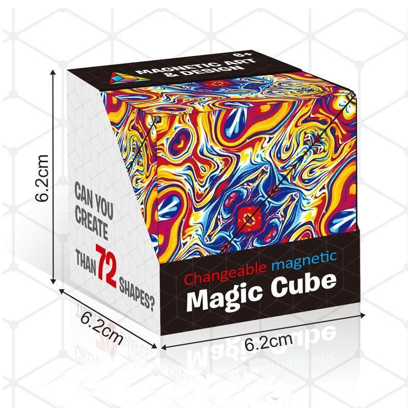 Magic Cube 70 減壓磁性扭計積木 智力玩具兒童成人創意禮物 SEN|ADD 訓練